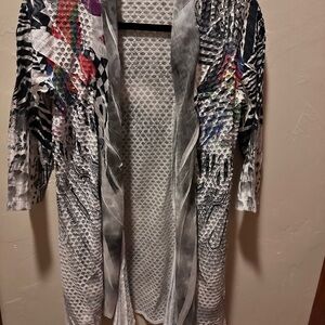 Colorful Patterned Women's Cardigan